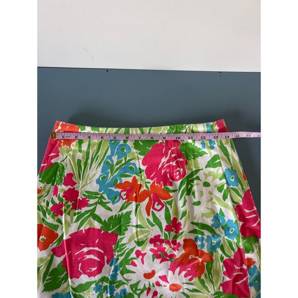 Lauren Ralph Lauren skirt womens size 4 floral print classic stretchy - Picture 6 of 7